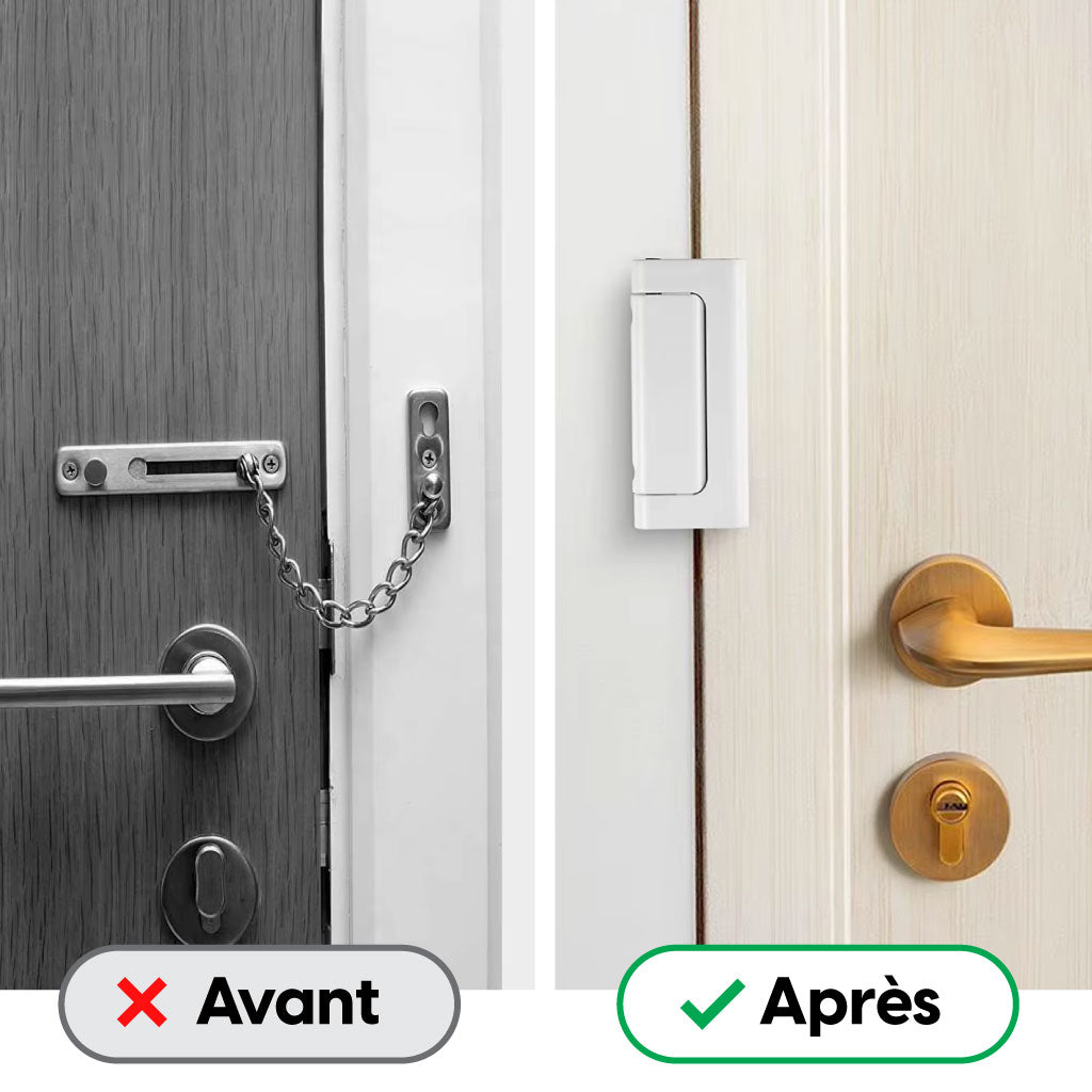 Serrure de Porte Antivol en Alliage d’Aluminium