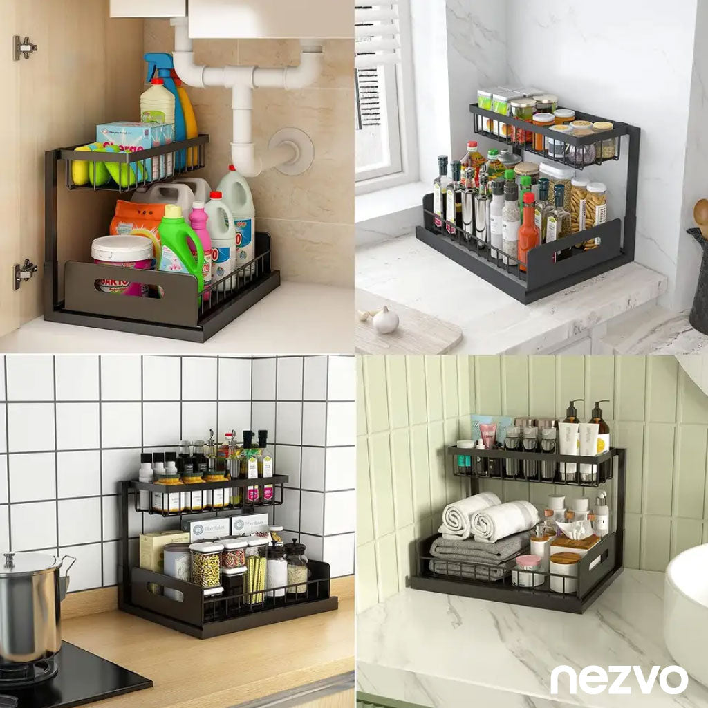 Organisateur Sous Évier – Rangement Astucieuse