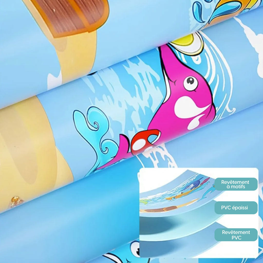 Piscine Gonflable pour Enfants + Gonfleur Électrique