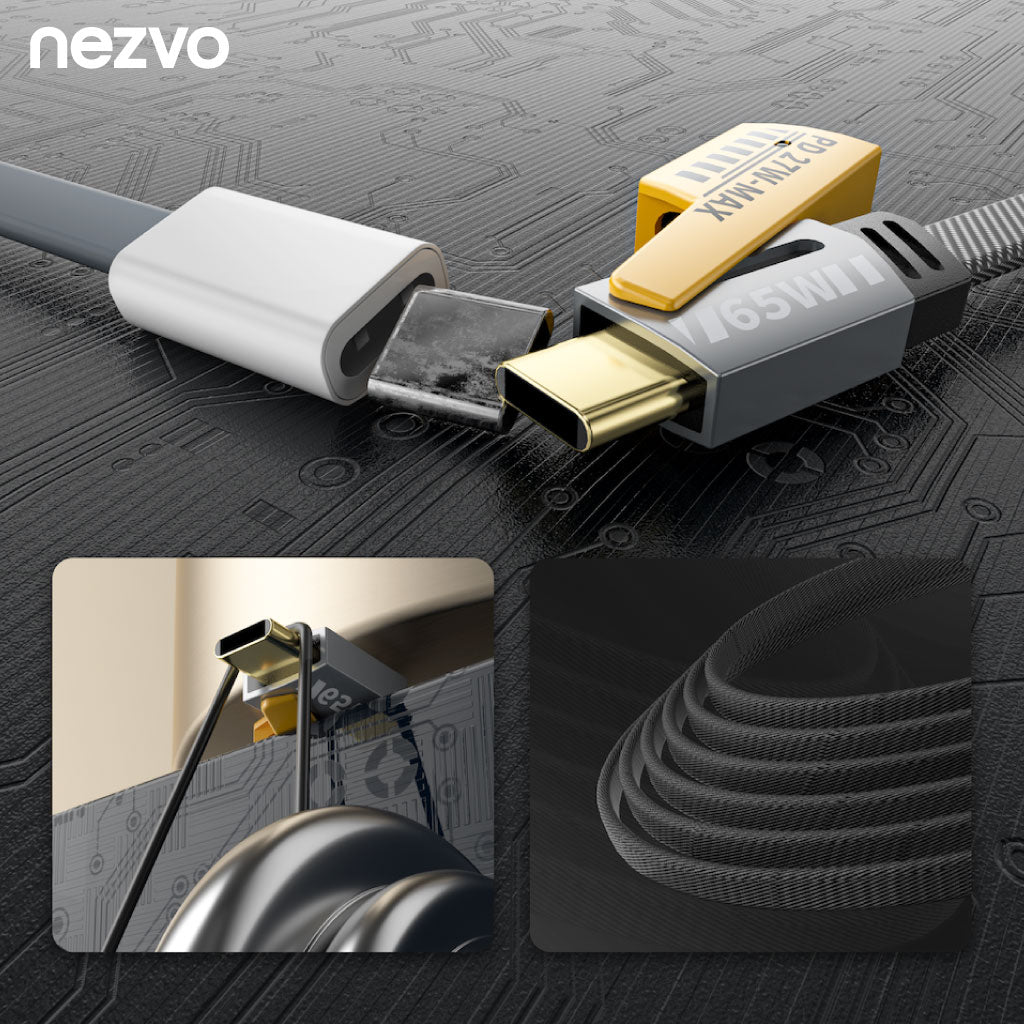 Câble 4-en-1 Ultra Rapide – Lightning / Micro USB / Type-C