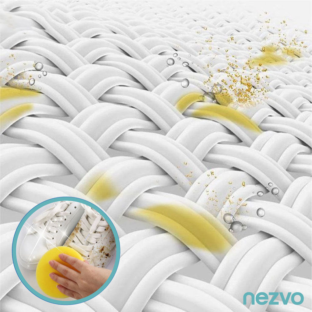 Nettoyeur Magique Ultra-Blanchissant pour Chaussures Avec Éponge Applicatrice