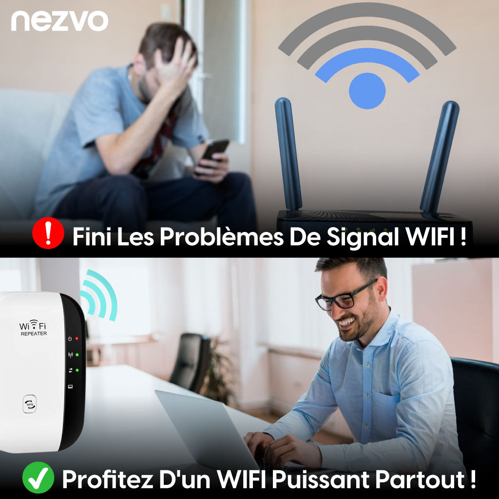 Répéteur WiFi 300Mbps – Étendez Votre Signal, Boostez Votre Connexion !