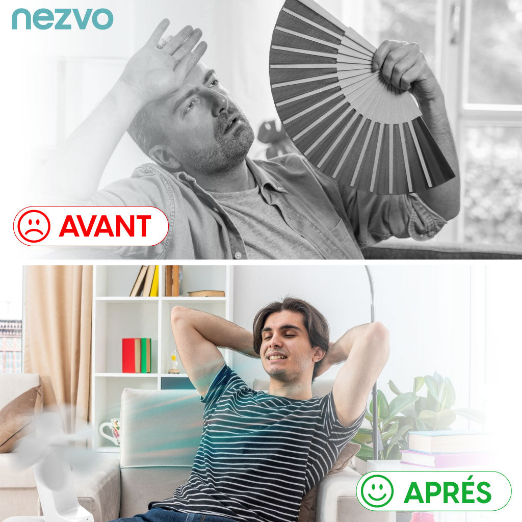 Mini Ventilateur Portable Multifonction Avec Lampe Torche & Batterie de Secours !