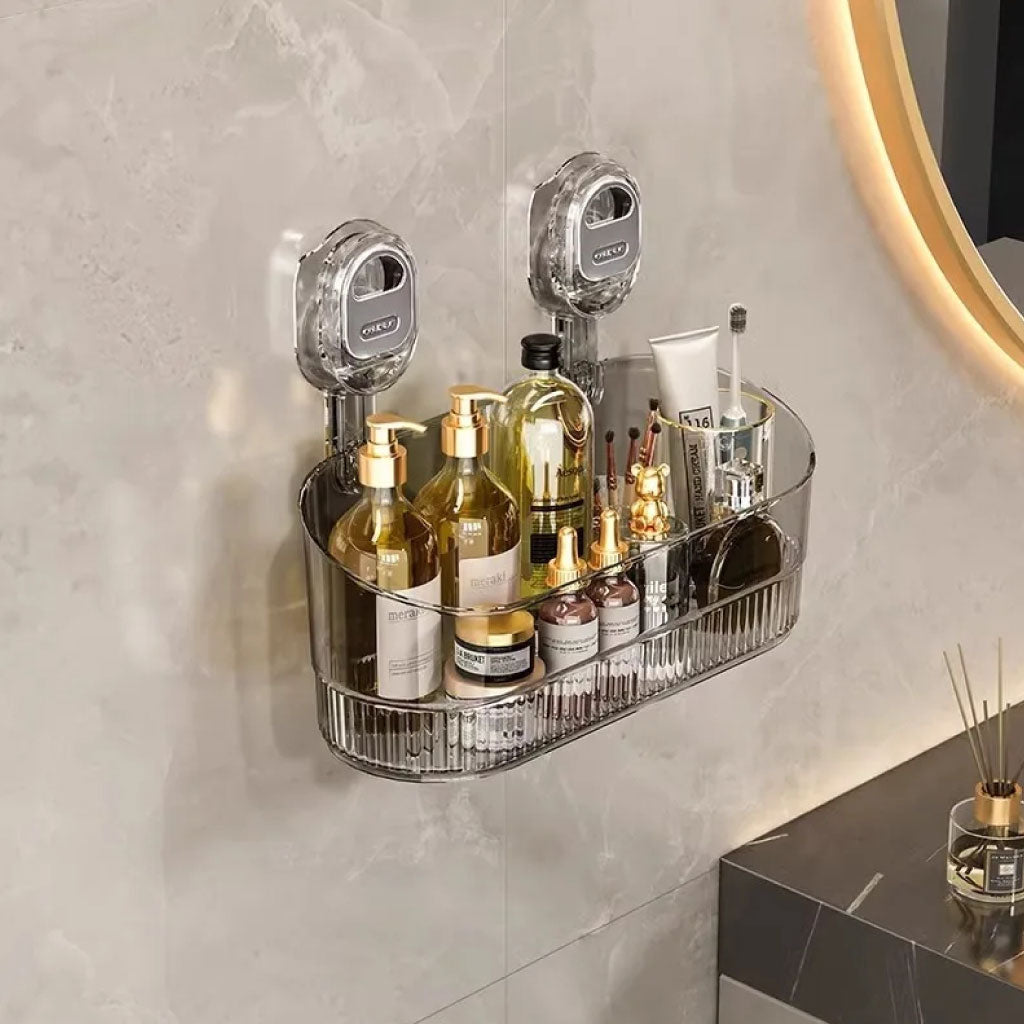 Boîte de Rangement Murale – Fixation Sans Perçage Pour Salle de Bain et Plus !