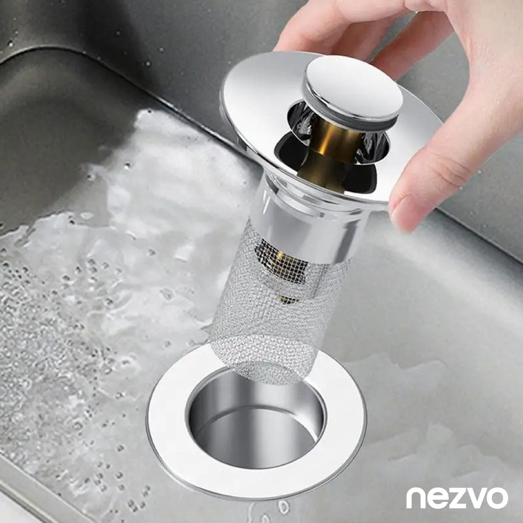 Bouchon d’Évier Anti-Bouchage – Filtre Intelligent Pour Déchets !