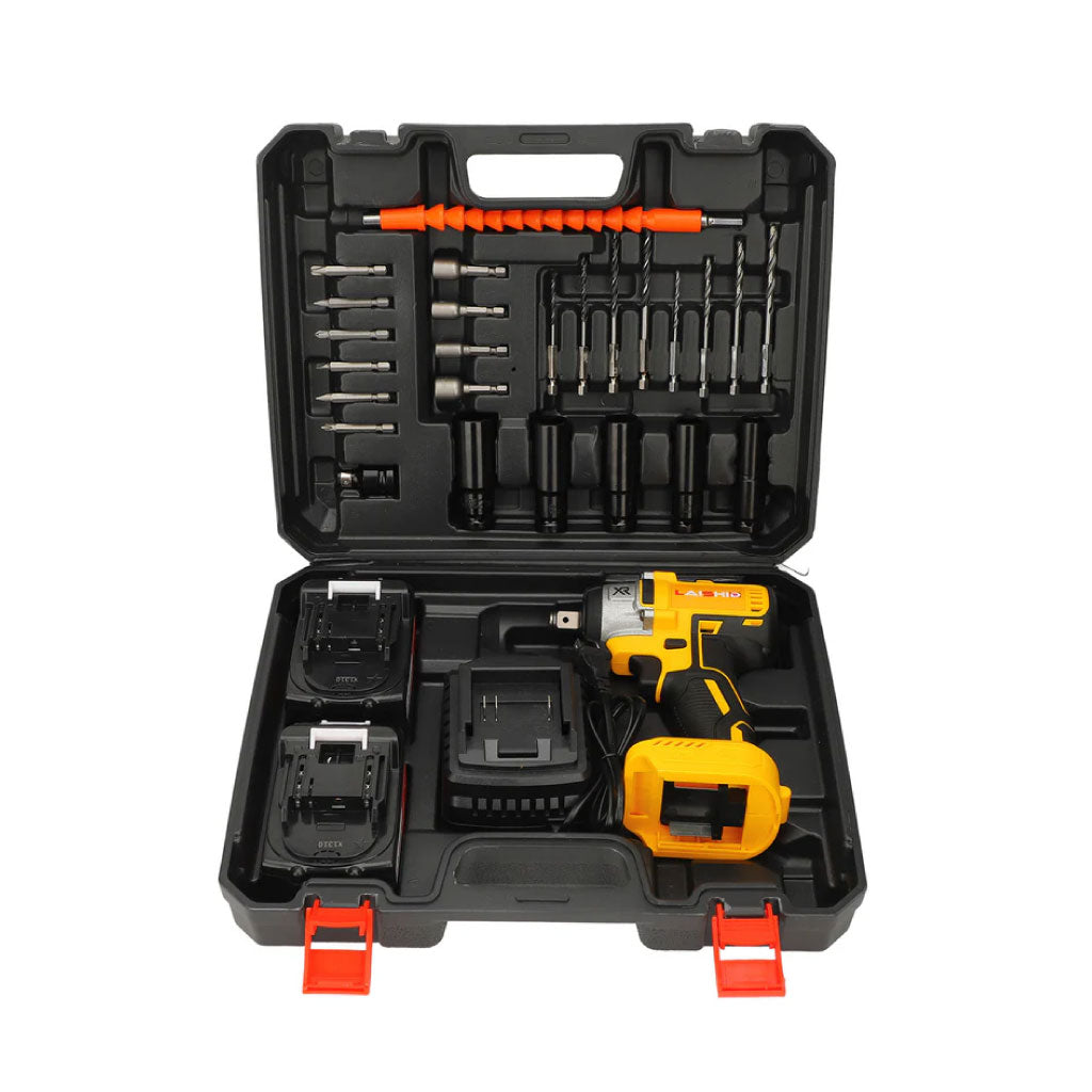 Perceuse-Visseuse Sans Fil Professionnelle avec Coffret Complet