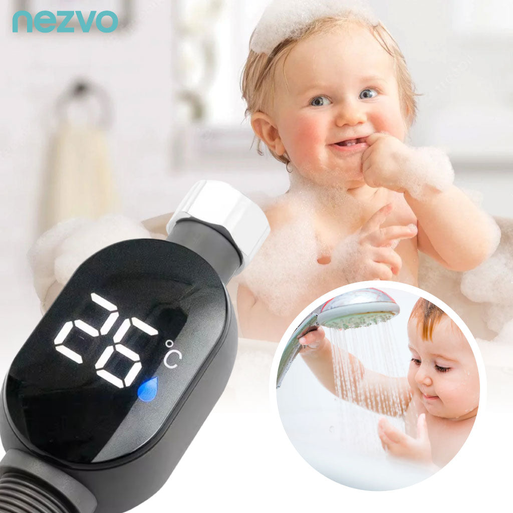 Thermomètre de Douche Numérique LED