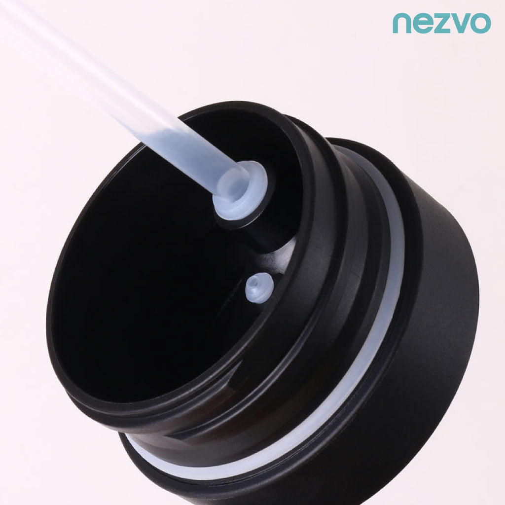Bouteille Isotherme Avec Couvercle Magnétique Ajustable Et Support Téléphone Intégré
