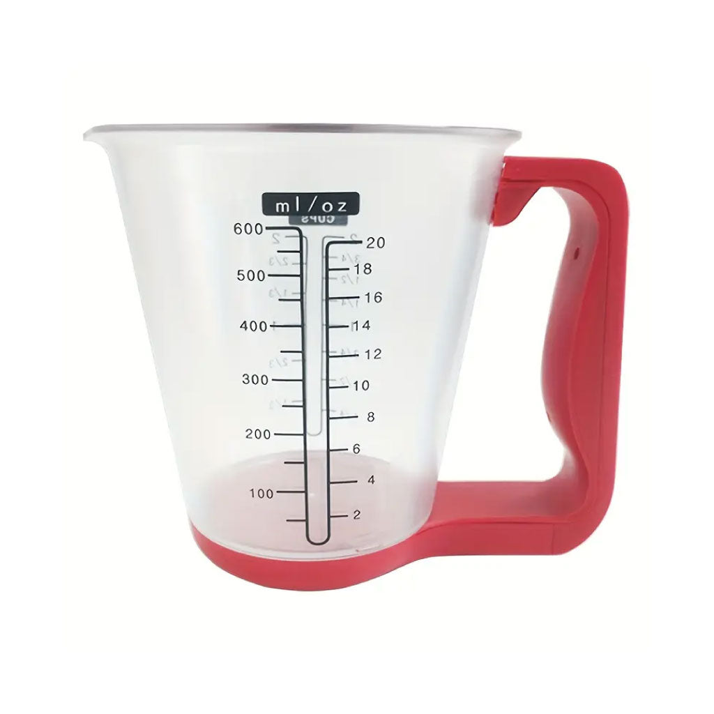 Verre Doseur Intelligent 4-en-1 – Balance, Thermomètre, LCD & Fonction Tare