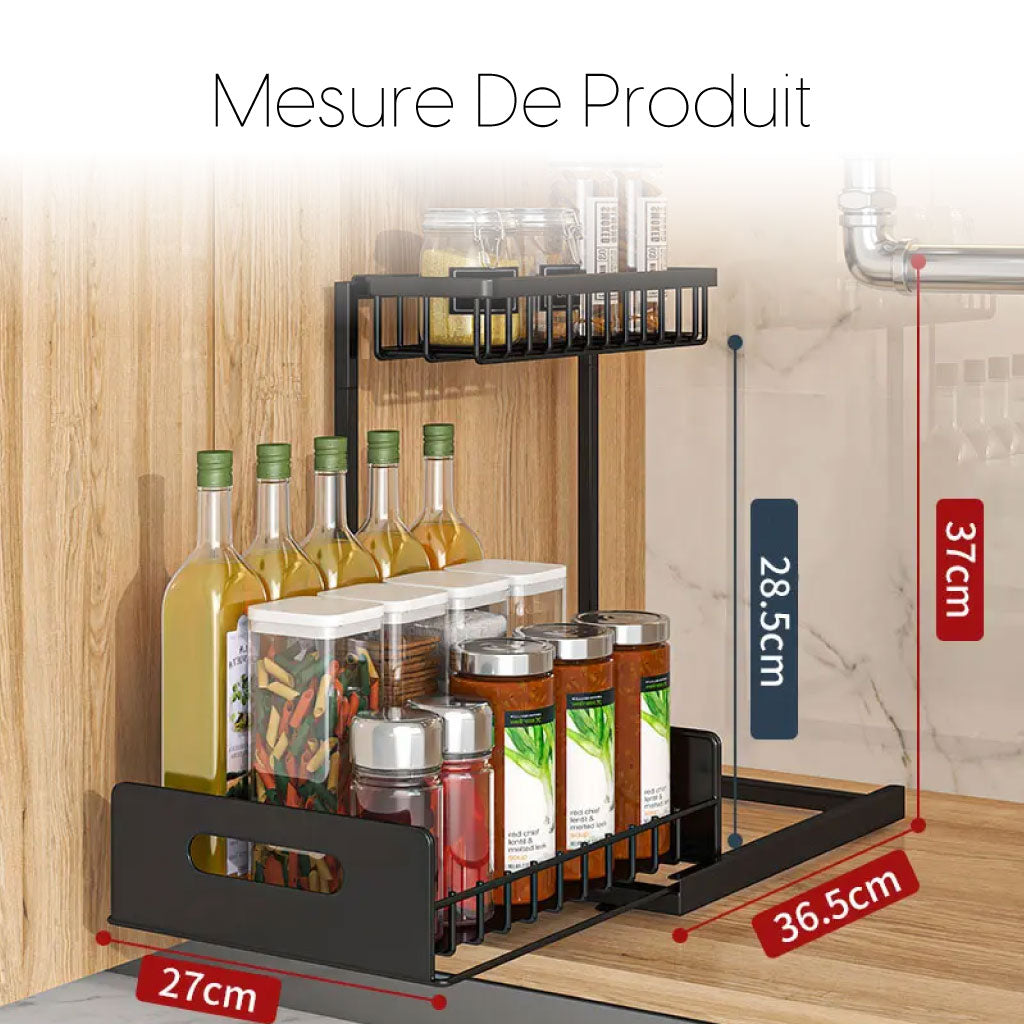 Organisateur Sous Évier – Rangement Astucieuse