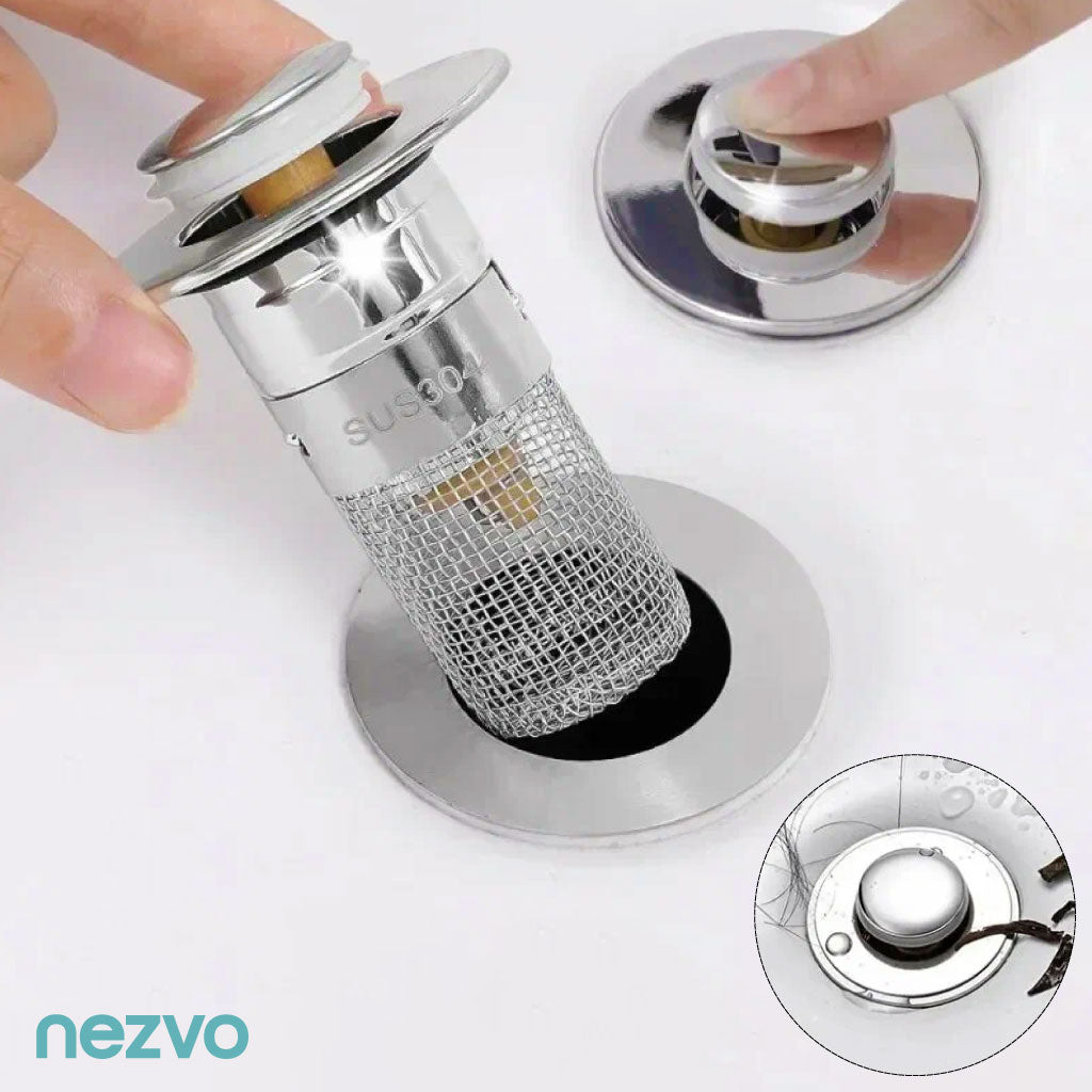 Bouchon d’Évier Anti-Bouchage – Filtre Intelligent Pour Déchets !