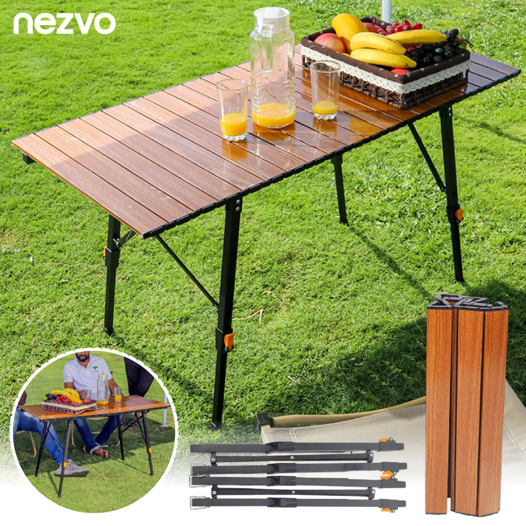 Table De Camping Pliante Portable – Légère, Solide Et Facile à Transporter