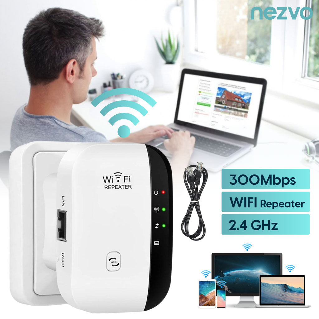 Répéteur WiFi 300Mbps – Étendez Votre Signal, Boostez Votre Connexion !