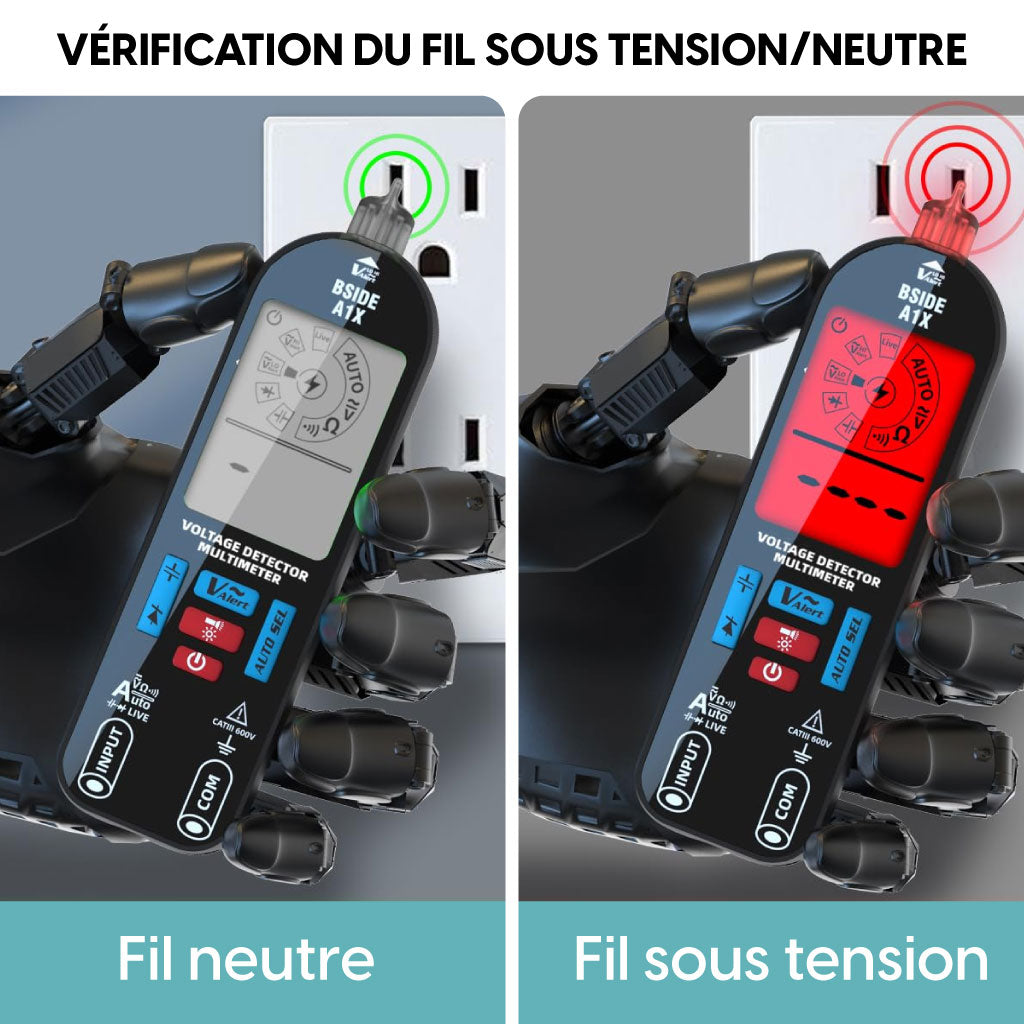 Multimètre Intelligent Rechargeable