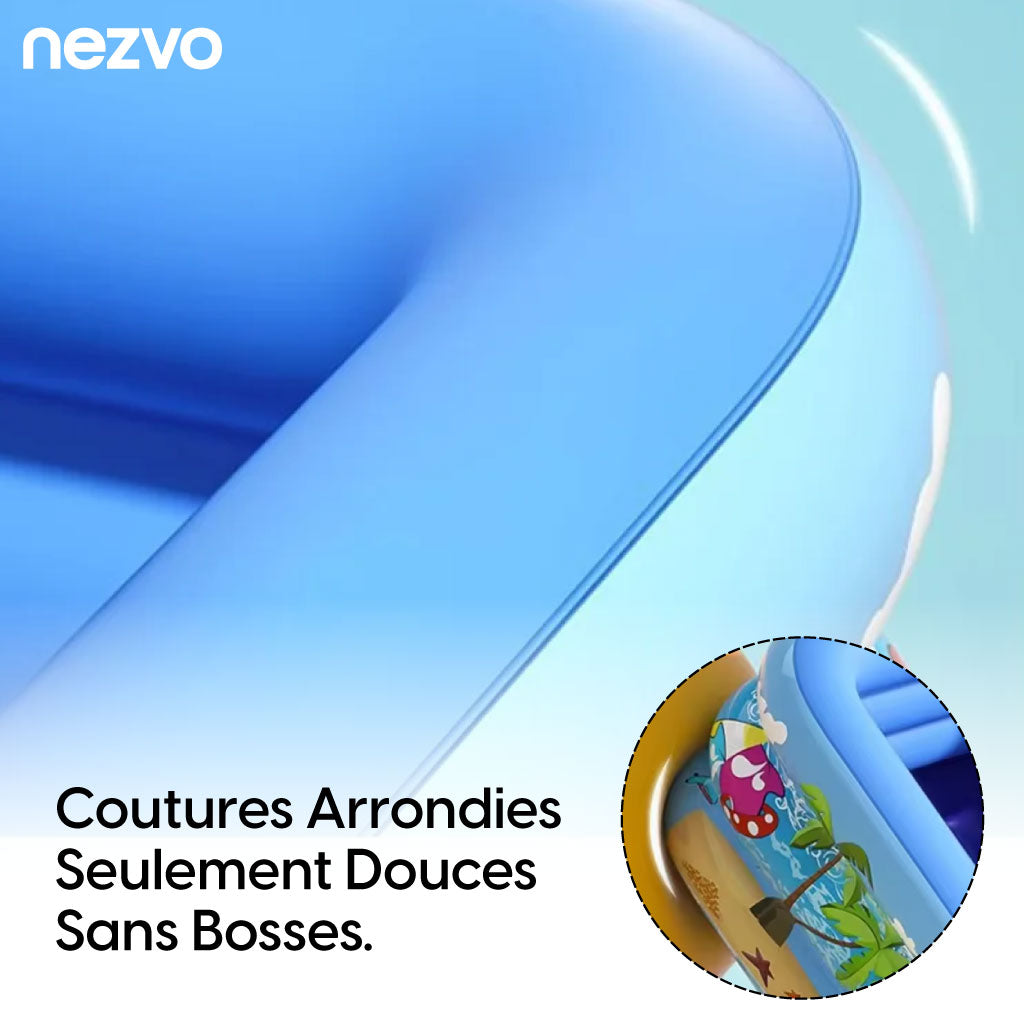 Piscine Gonflable pour Enfants + Gonfleur Électrique