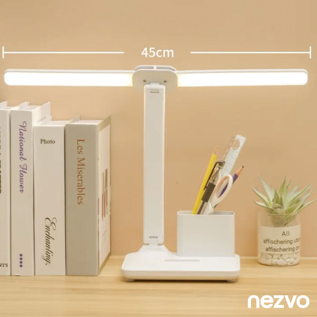 Lampe de Bureau LED Rechargeable – Pliable & Multifonction