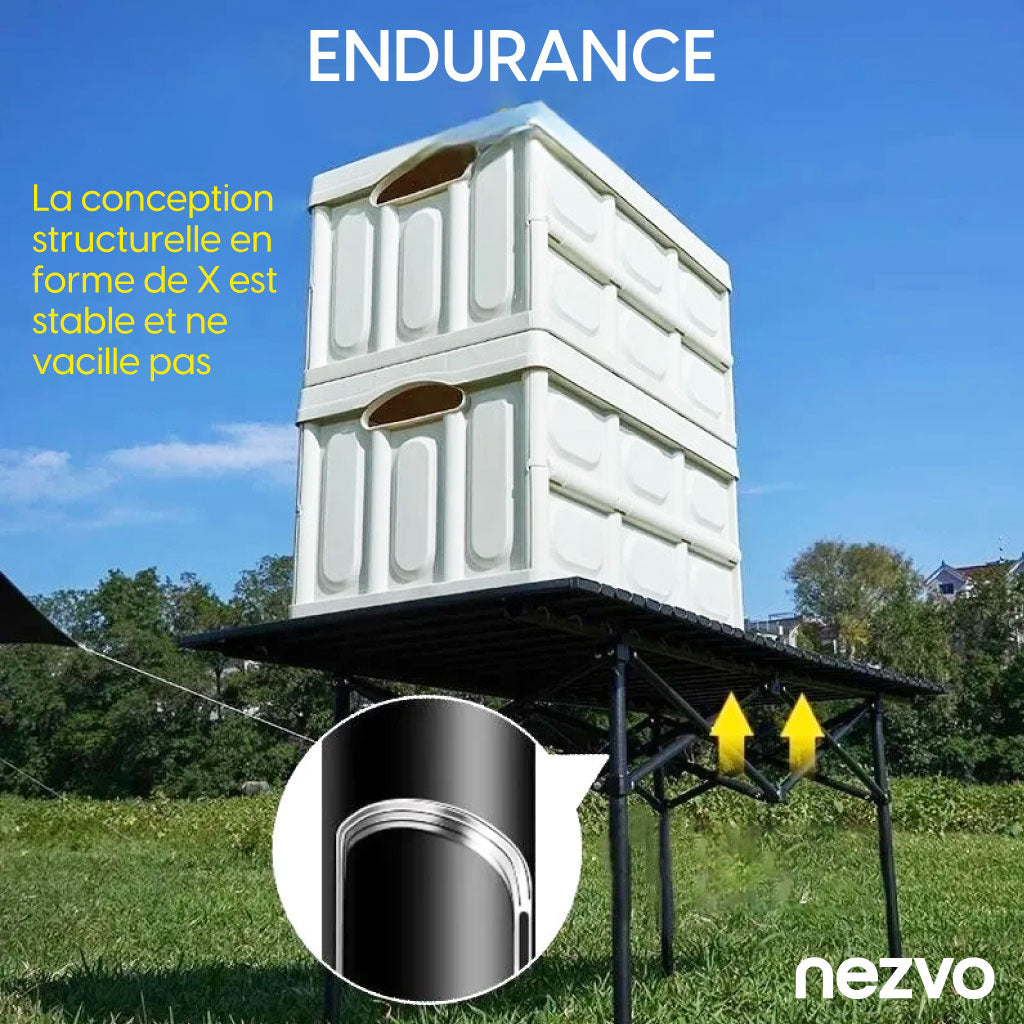 Table De Camping Pliante Portable – Légère, Solide Et Facile à Transporter