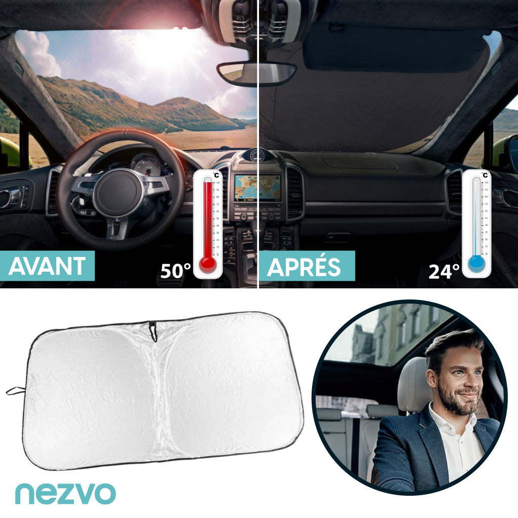 Pare-Soleil de Voiture Anti-Chaleur pour Pare-Brise Avant
