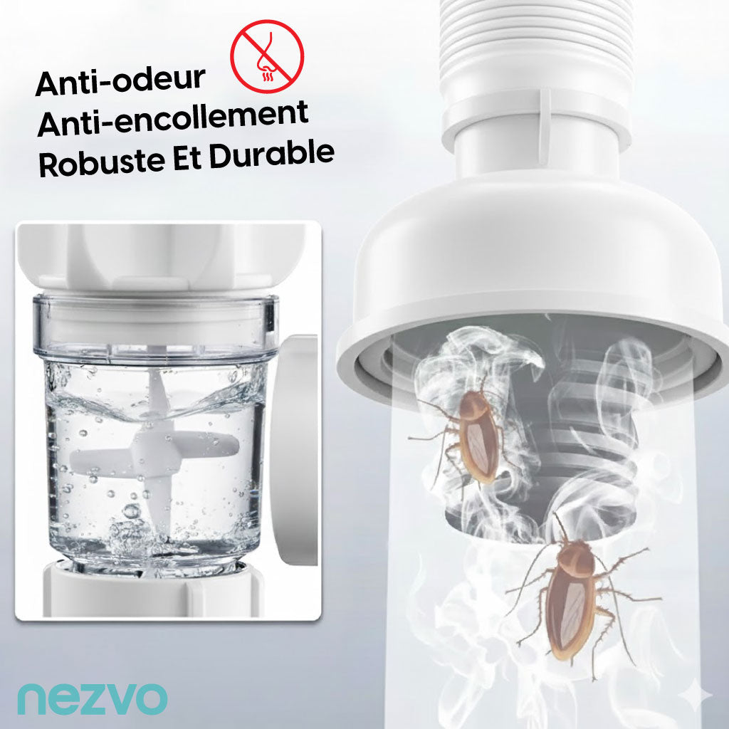Siphon Flexible Universel pour Évier & Lavabo