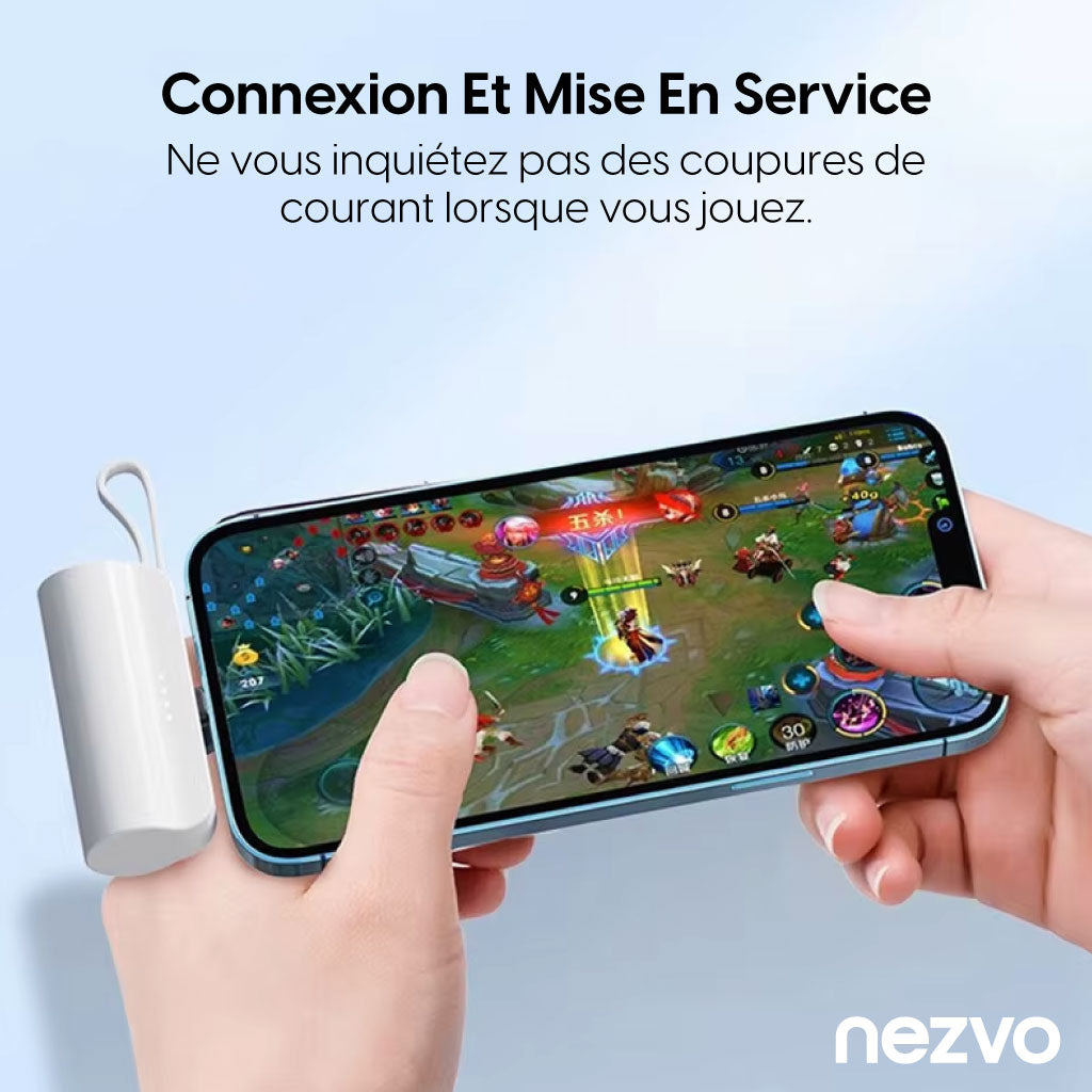 Mini Power Bank 5000 mAh – Compact & Charge Rapide