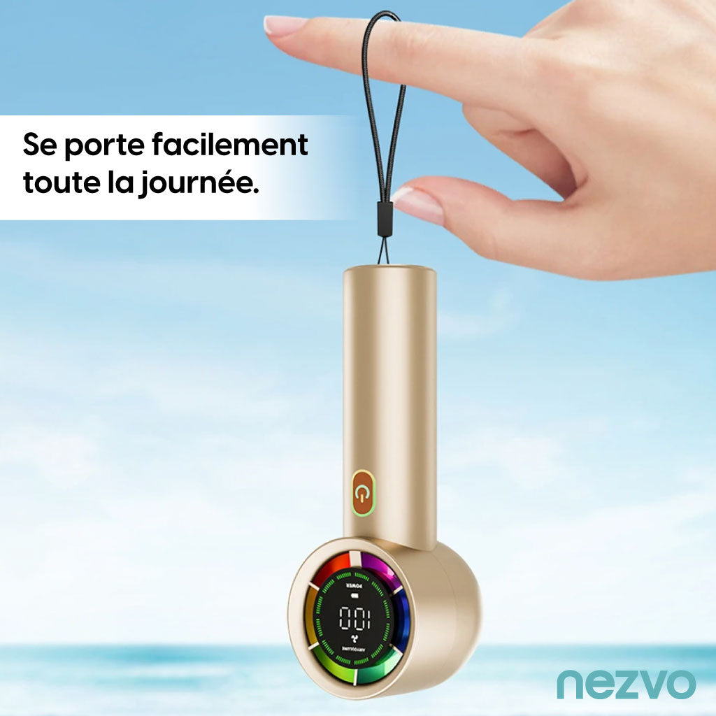 Mini Ventilateur Haute Vitesse USB – 100 Vitesses, Affichage Intelligent !