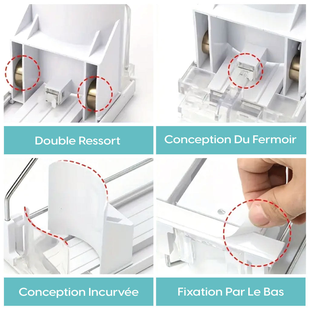 Support Distributeur de Boissons – 5 Rangées Ajustables
