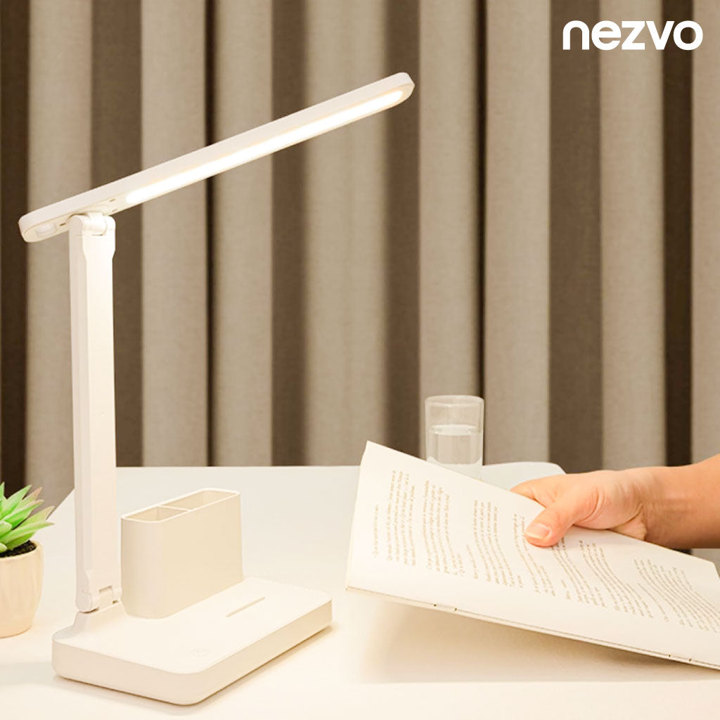 Lampe de Bureau LED Rechargeable – Pliable & Multifonction
