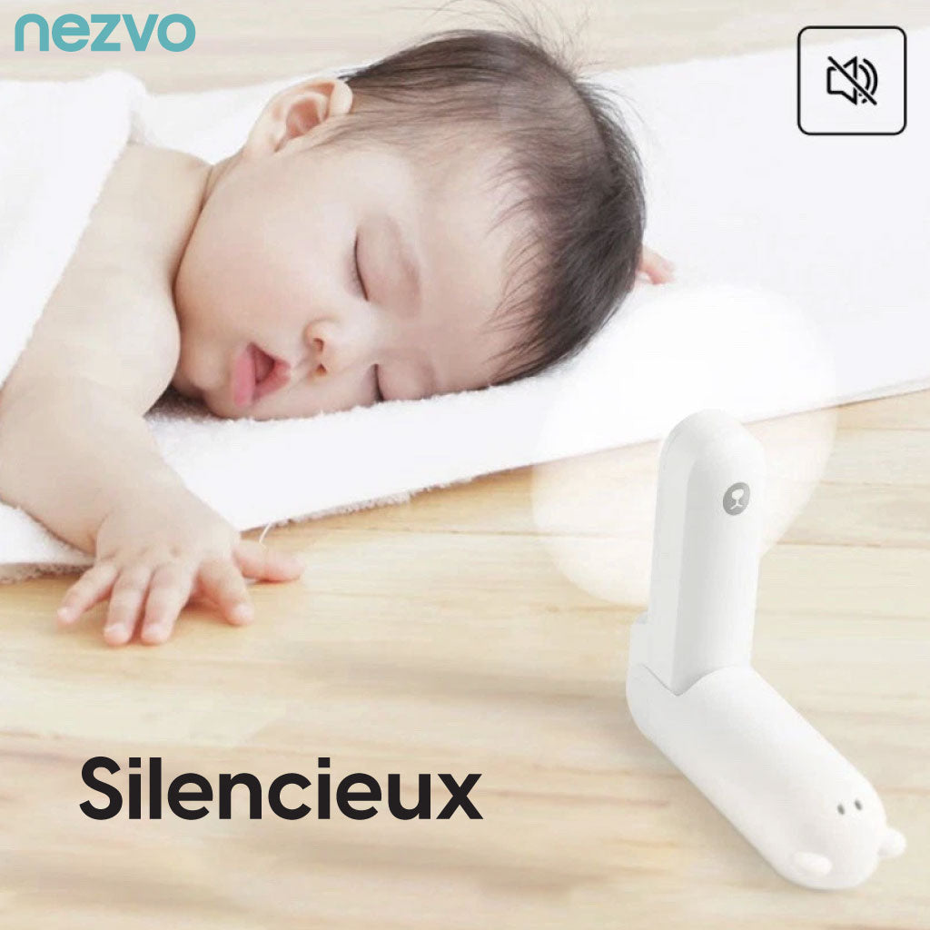 Mini Ventilateur Portable Multifonction Avec Lampe Torche & Batterie de Secours !