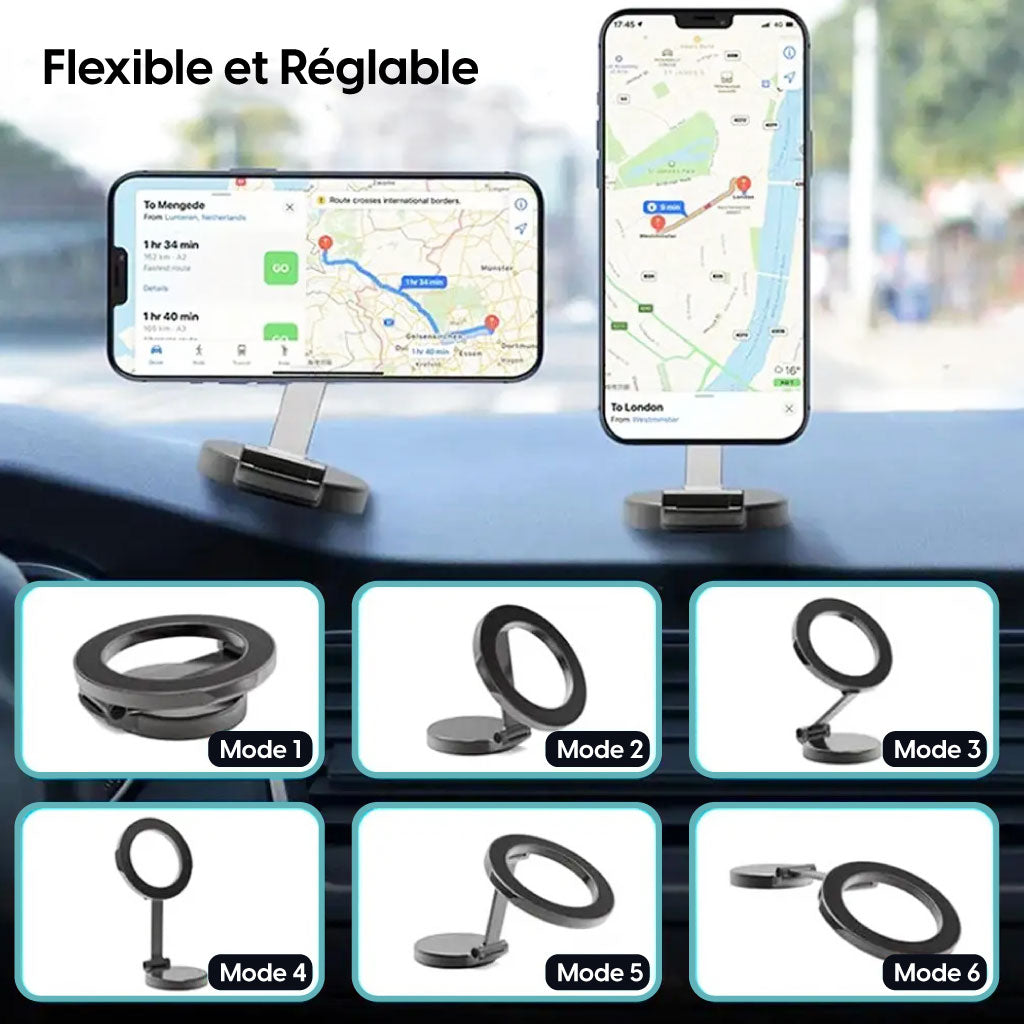 Support Téléphone Universel – Fixation Voiture & Bureau !