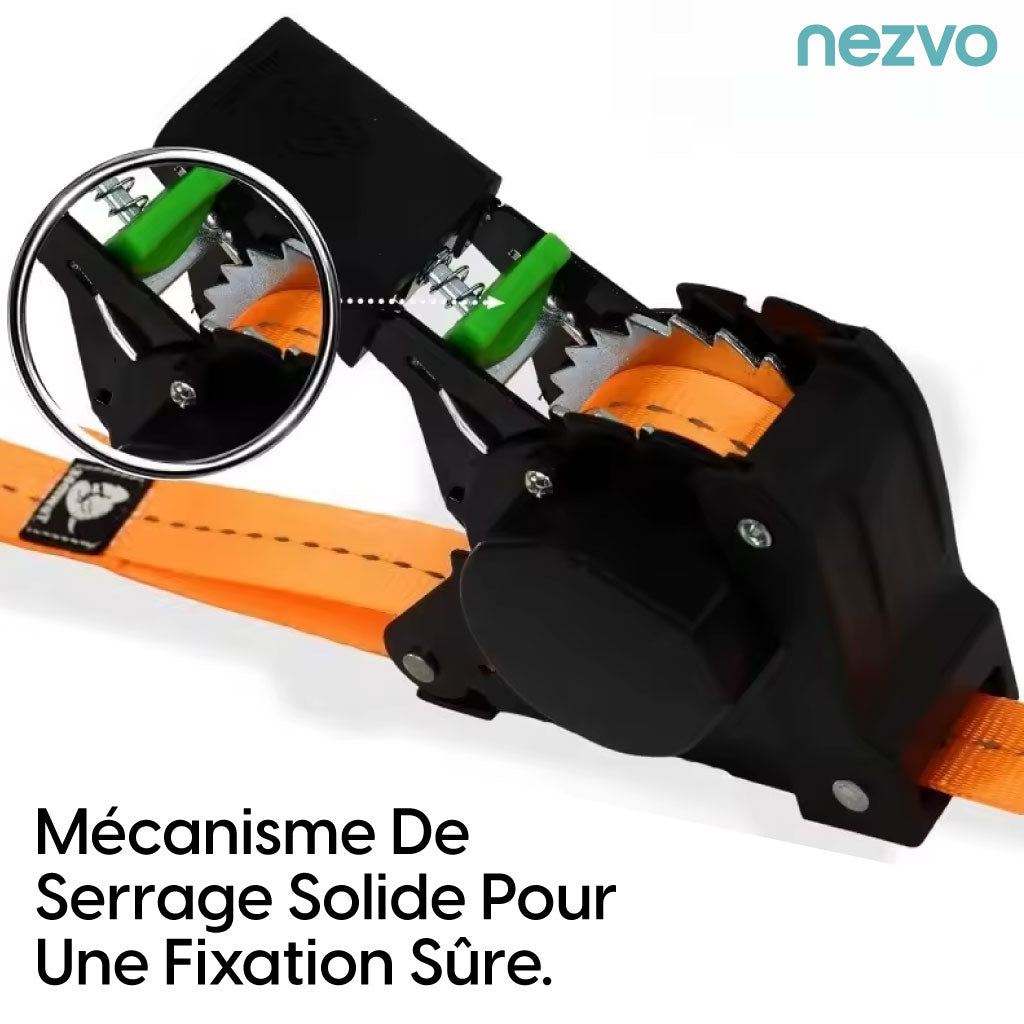 Sangles à Cliquet Rétractables