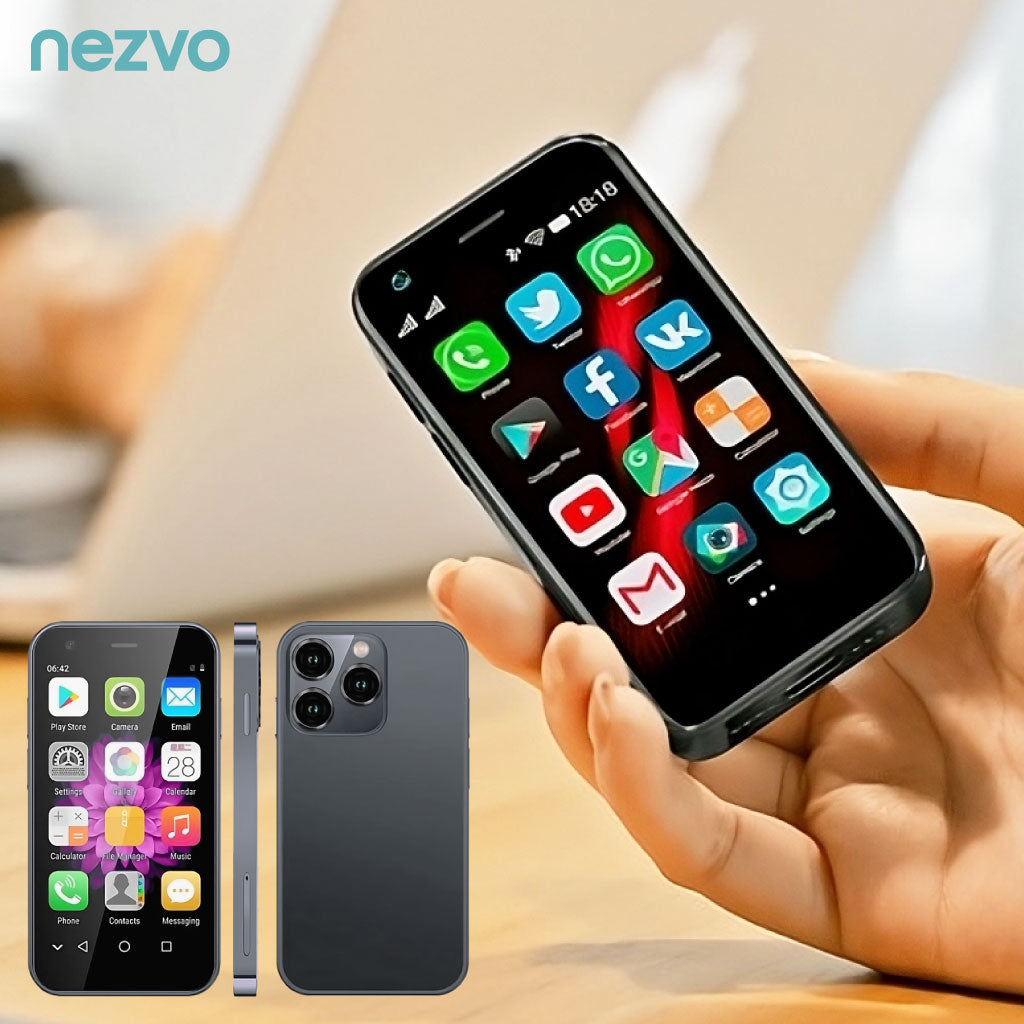 Mini Smartphone – L’apparence iOS dans un format compact et accessible