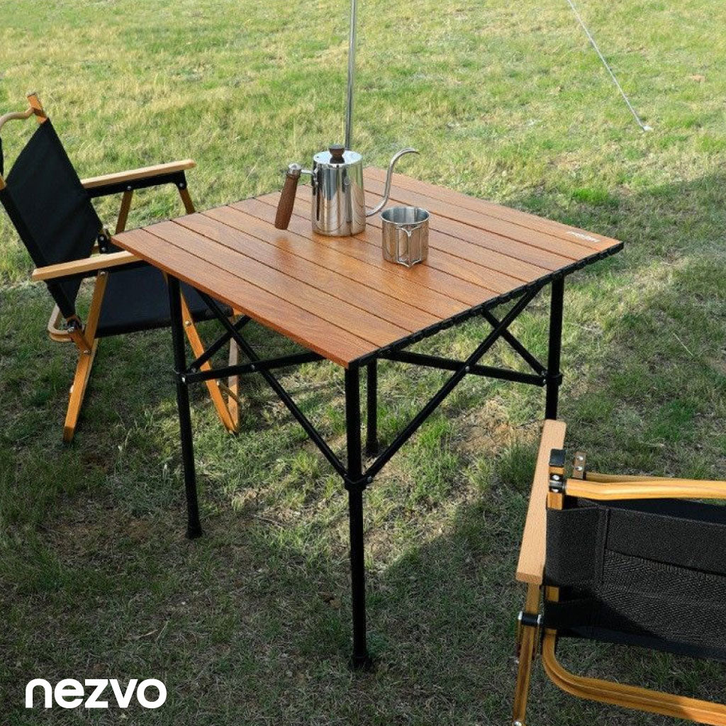Table De Camping Pliante Portable – Légère, Solide Et Facile à Transporter