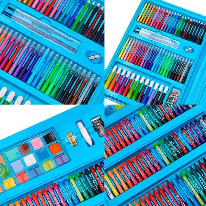 Valisette Artistique Complet 208 Pièces – Créativité Sans Limite & Kit Tout-en-Un
