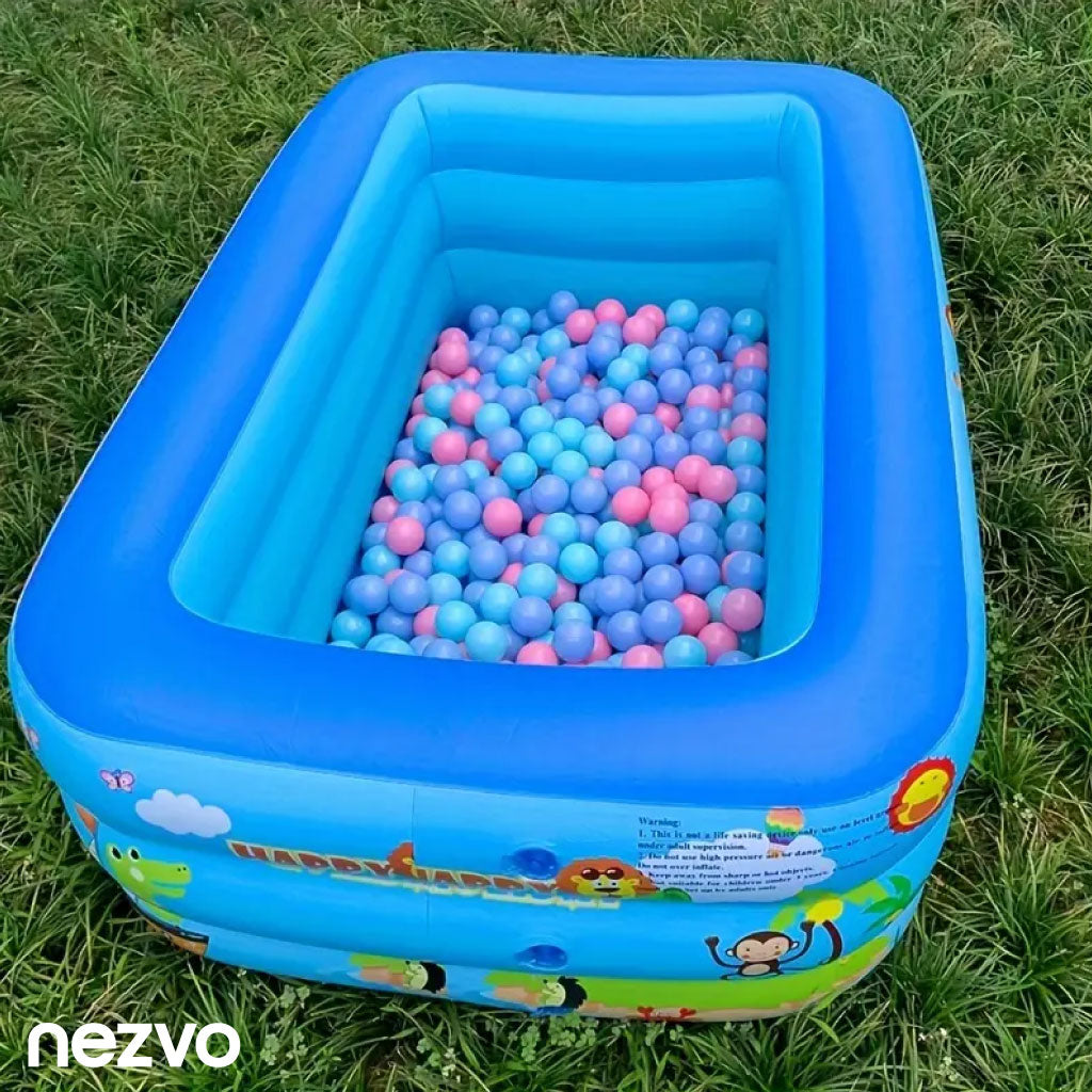 Piscine Gonflable pour Enfants + Gonfleur Électrique
