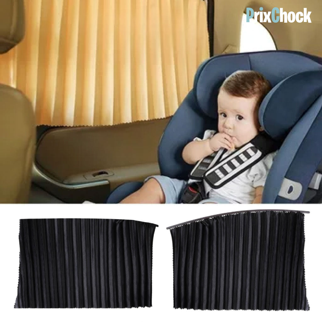 Rideaux Magnétiques pour Vitres Latérales de Voiture – Pack de 4