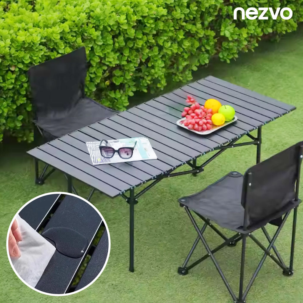 Table De Camping Pliante Portable – Légère, Solide Et Facile à Transporter