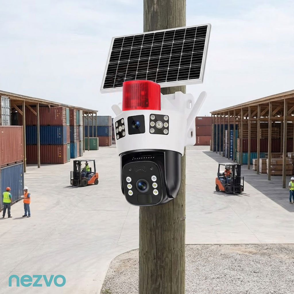 Caméra Solaire Avec Carte SIM