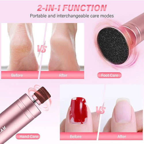 Râpe Électrique pour Pieds – Élimination Facile des Callosités & Peau Morte