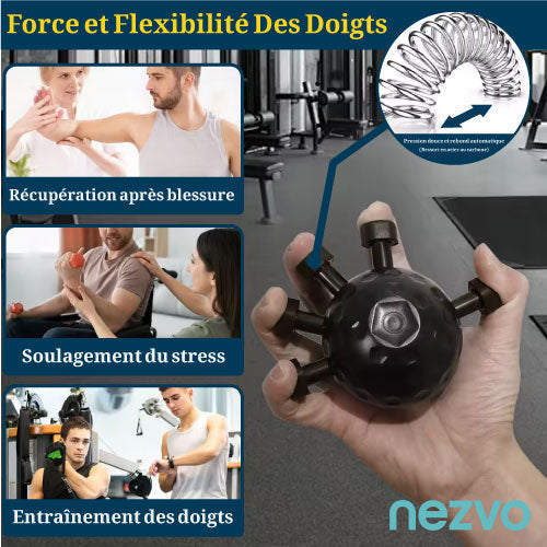 Renforceur de Doigts & Main – Appareil d’Entraînement