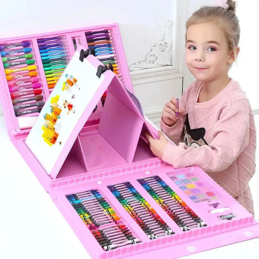 Valisette Artistique Complet 208 Pièces – Créativité Sans Limite & Kit Tout-en-Un