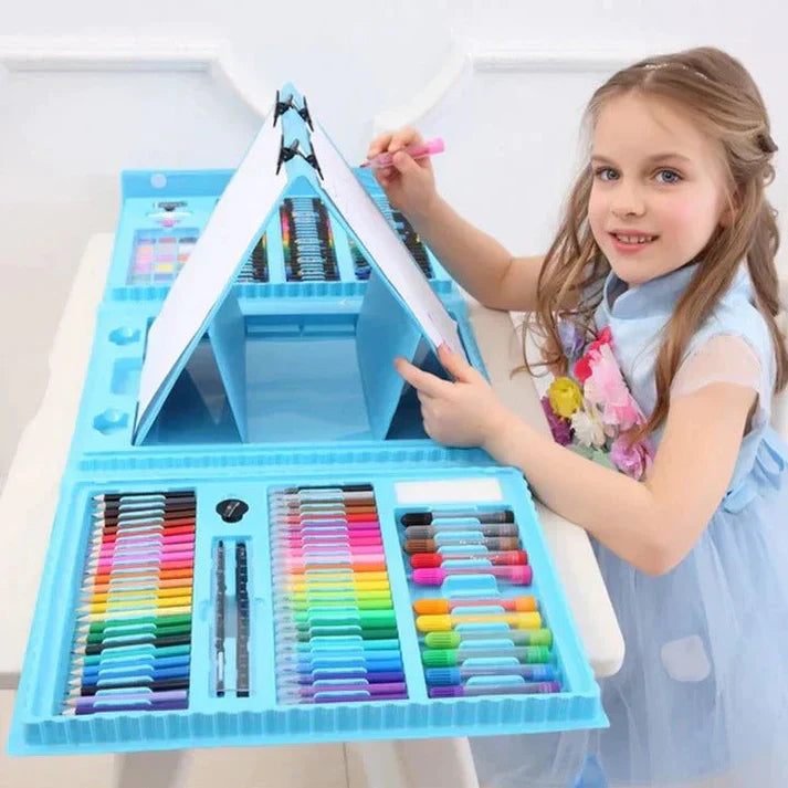 Valisette Artistique Complet 208 Pièces – Créativité Sans Limite & Kit Tout-en-Un