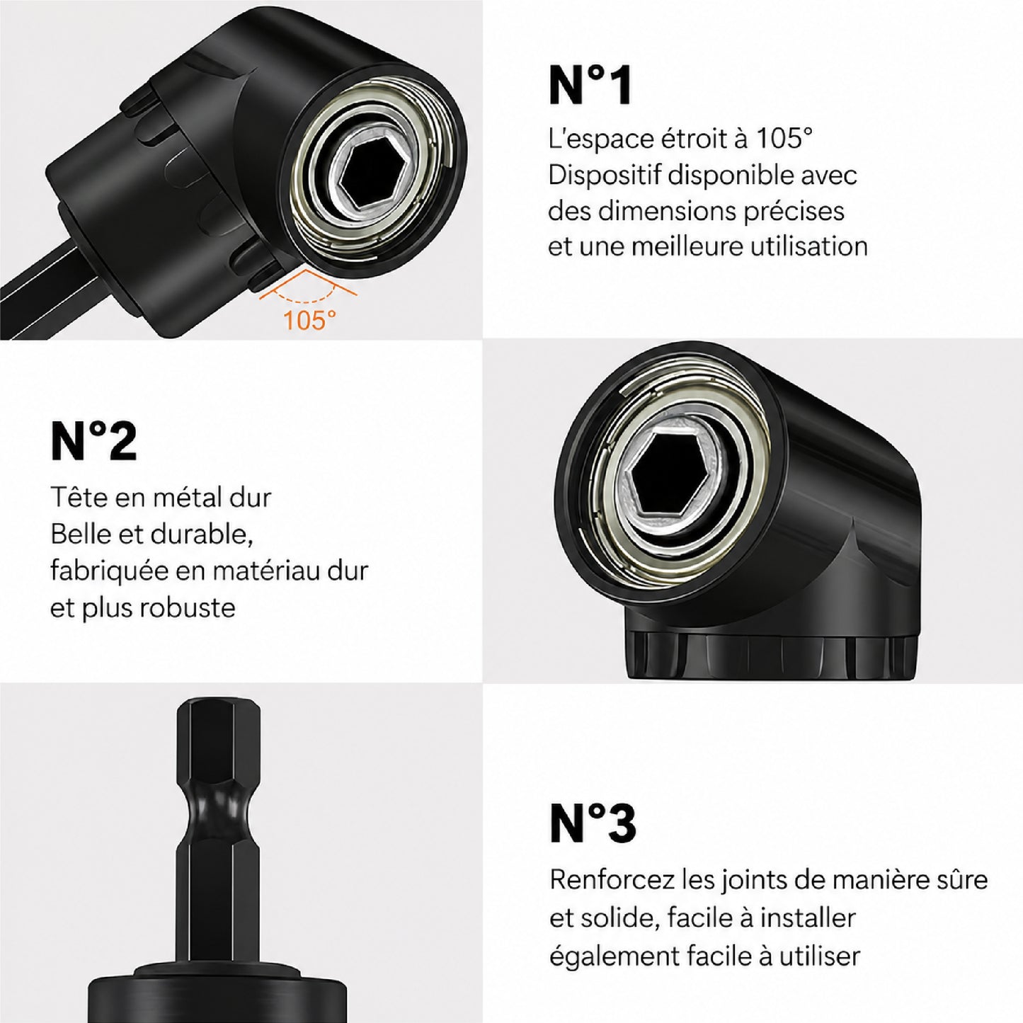 Kit d’Embouts de Vissage Flexible