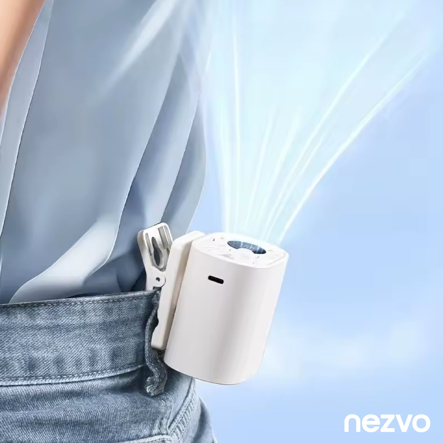 Ventilateur de Voiture Portable Rechargeable