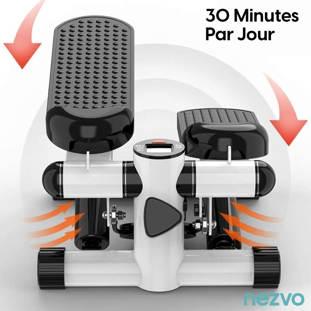 Mini Stepper de Fitness avec Élastiques de Résistance