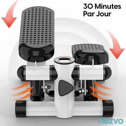 Mini Stepper de Fitness avec Élastiques de Résistance