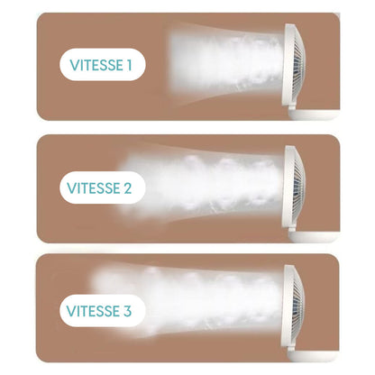 Ventilateur Réglable à Suspension Pliable Électrique et Sans Fil