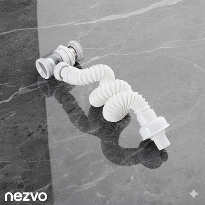 Siphon Flexible Universel pour Évier & Lavabo