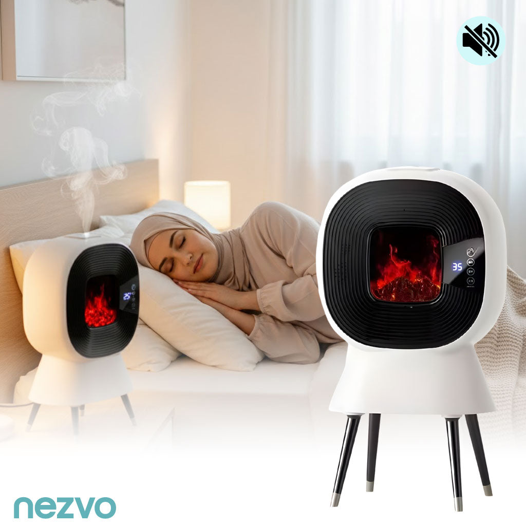 Chauffage Électrique Intelligent avec Bluetooth & Humidificateur