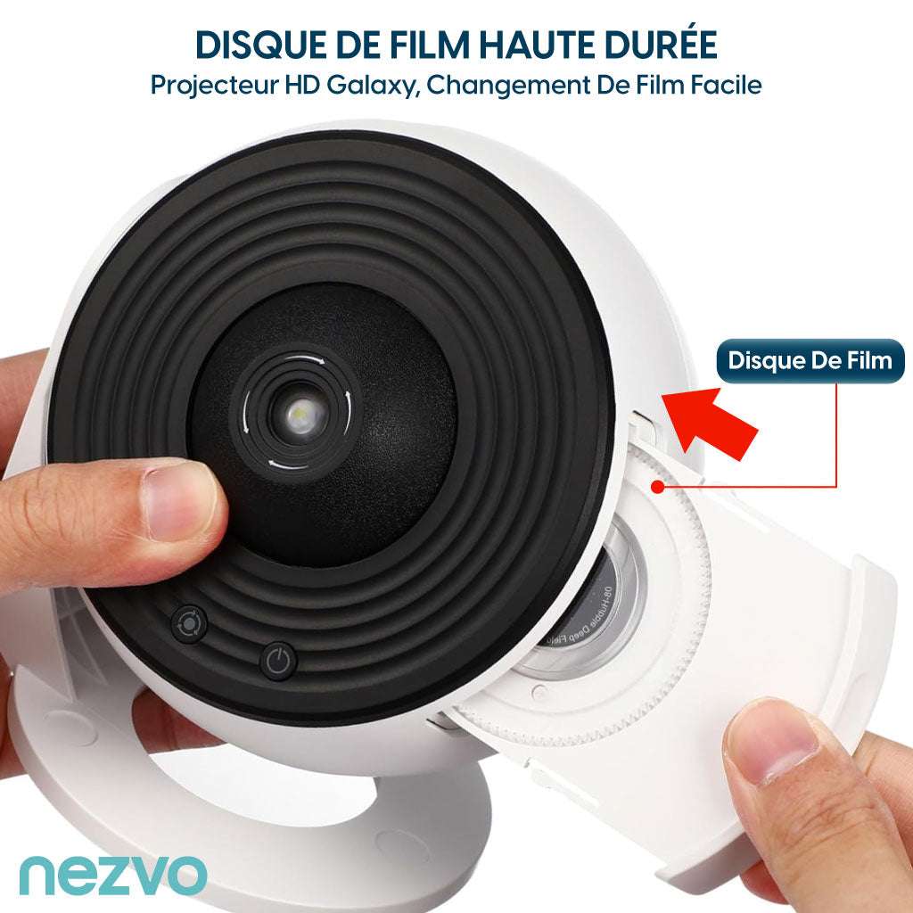 Galaxy Projector Pro 5-en-1 – Projection 4K HD, Bruits Blancs, Enceinte Bluetooth & Télécommande