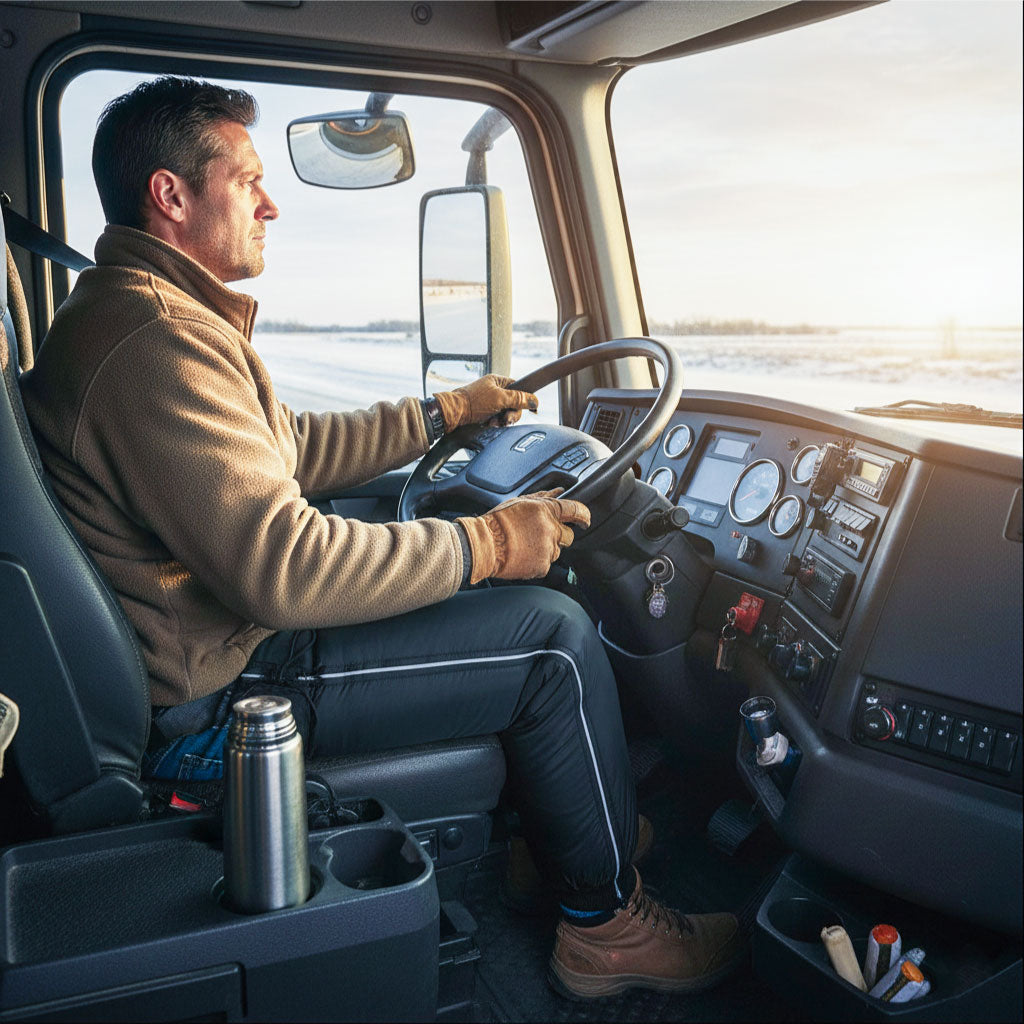 Pantalon Coupe-Vent Hiver Doublé Polaire